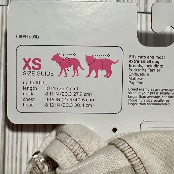 New Boots & Barkley Striped Hoodie for XSmall Breed Dogs - Picture 3 of 3